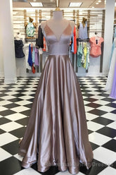 Pretty Royal Blue A-line Spaghetti Straps Semi Formal Prom Dresses, Evening Dresses